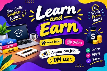 Learn and earn with us.