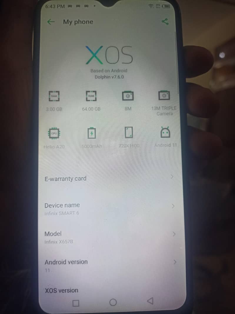 Infinix Smart 6 0
