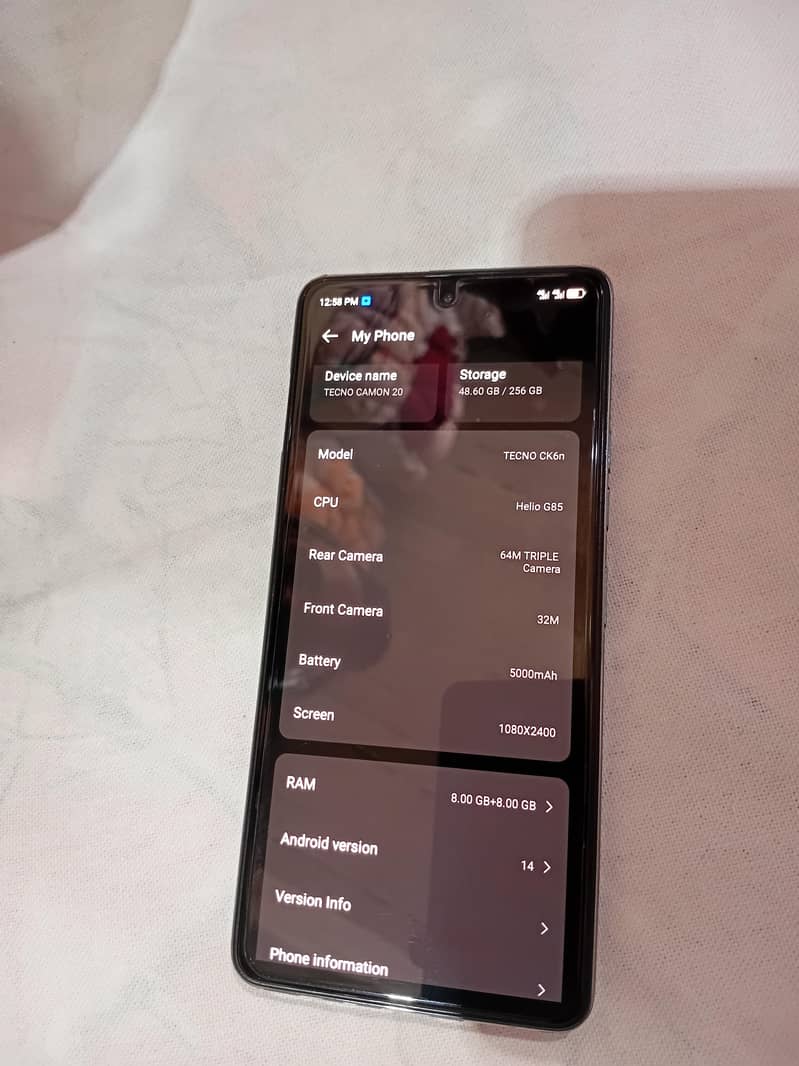Tecno CAMON 20 5