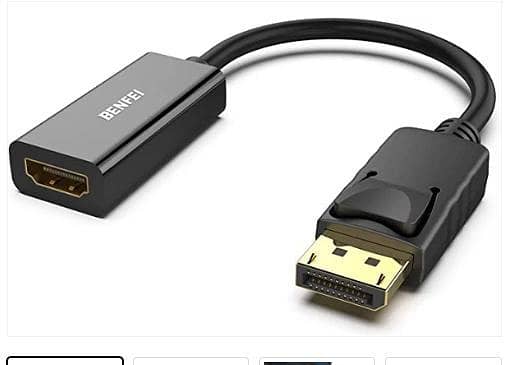 BENFEI 4K DisplayPort to HDMI Adapter, Uni-Directional DP 1.2 Computer to HDMI 1.4 Screen Gold-Plated DP Display Port to HDMI Adapter (Male to Female) R6202