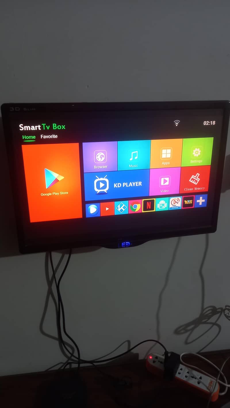 LCD with android boxe completely working 3