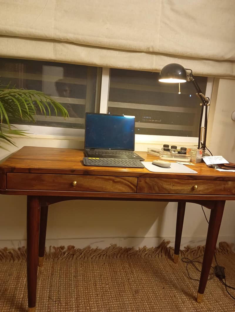 Pure Solid Sheesham Study Table / Writing Desk 1