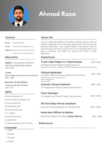 NEED JOB ACCOUNTANT COMPUTER OPERATER MONSHI MANAGER