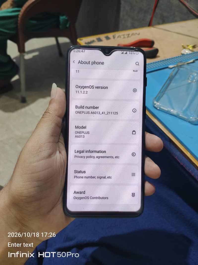 One Plus 6T 1