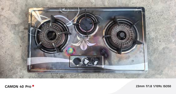 3 burnar stove of LPG