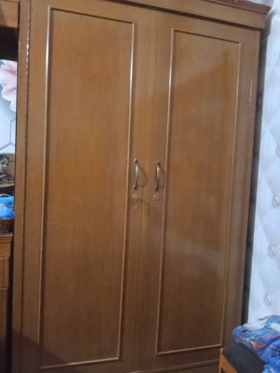 Wooden wardrobe