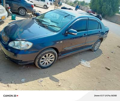 Toyota corolla gli 2005 colour blue
