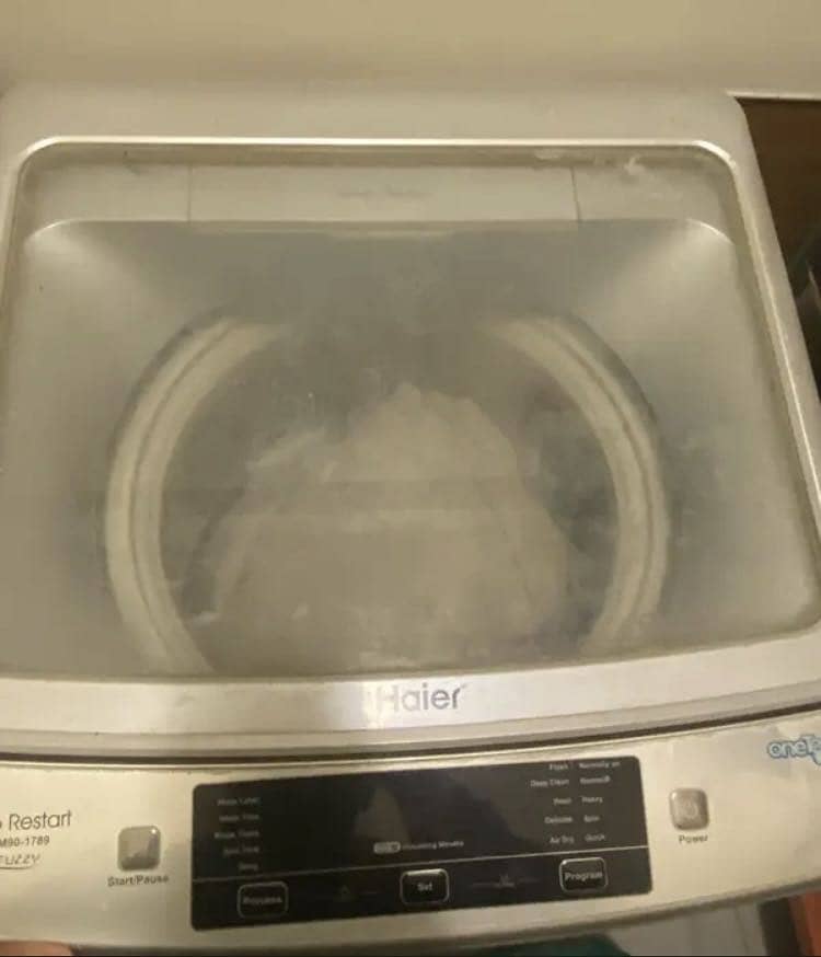 Used Haier automatic washing machine 1