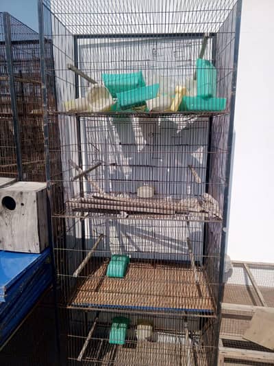 4 portion iron welding cage