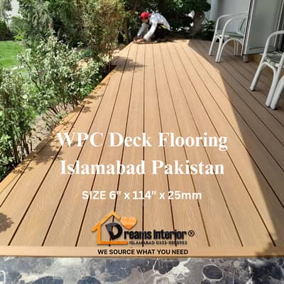 WPC deck flooring 25mm | deck flooring in Islamabad | Floor price ISB