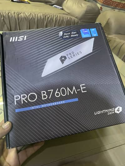 MSI PRO B760M-E DDR5 Motherboard | 10/10 Condition | Like New