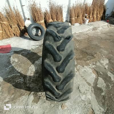 2 Rears Tyres plus 1 Front Tyre of Tractor Fiat 480