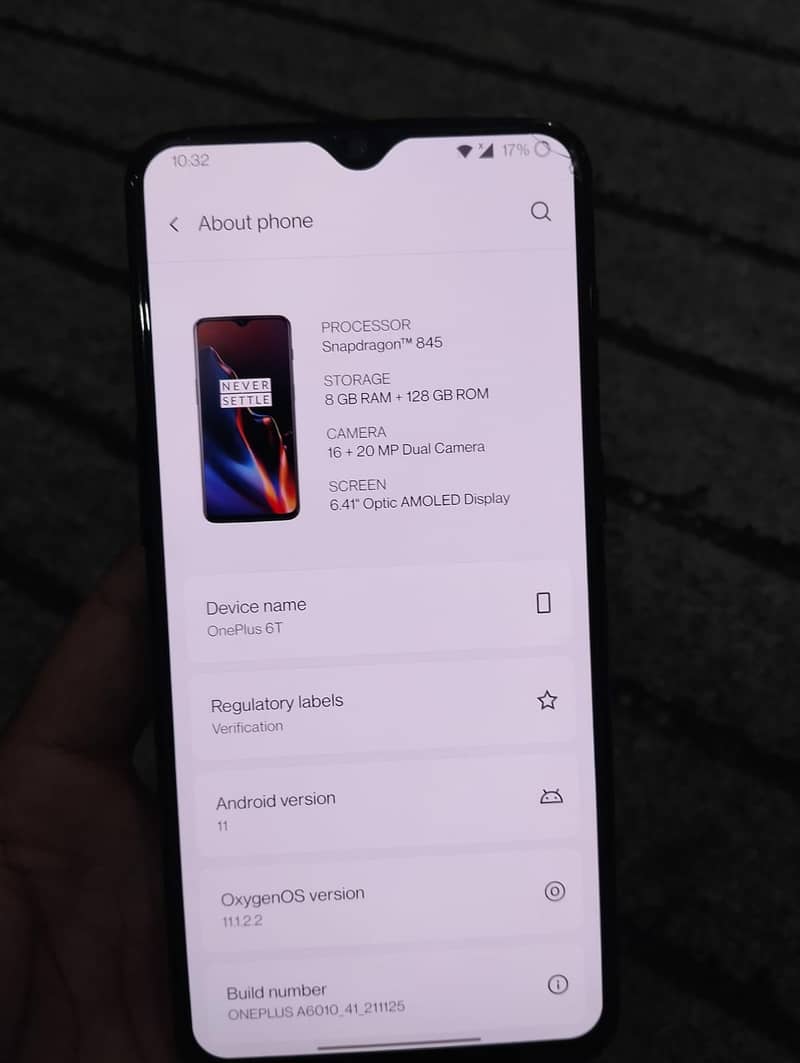 One Plus 6T 1
