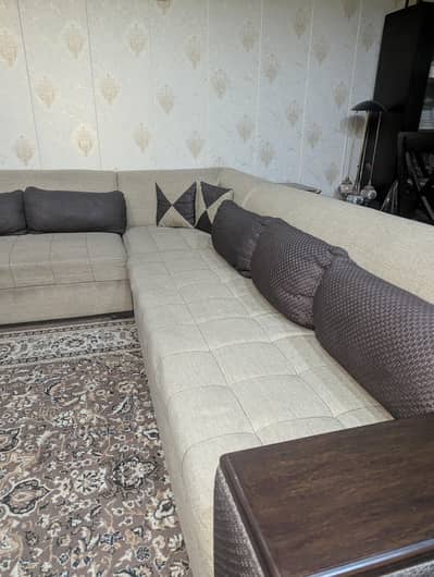 L SHAPED SOFA SET