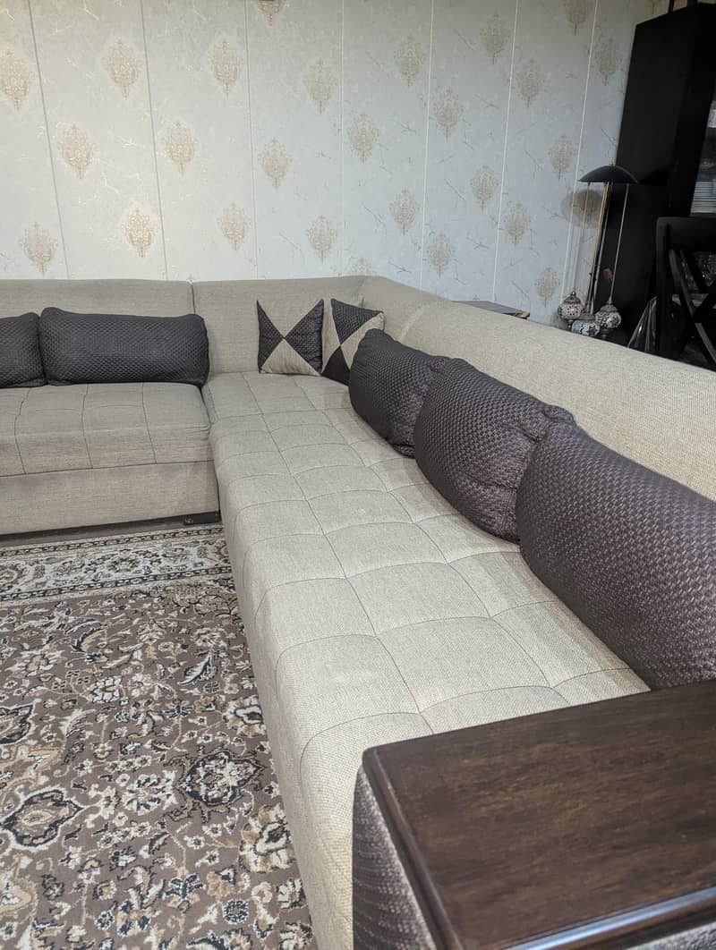 L SHAPED SOFA SET 0