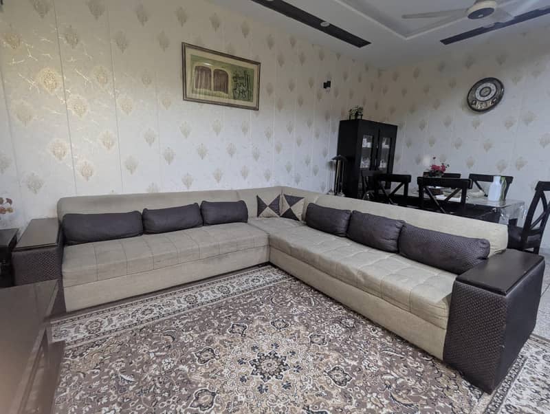 L SHAPED SOFA SET 3