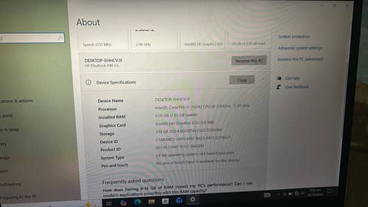 Hp laptop 7th generation
