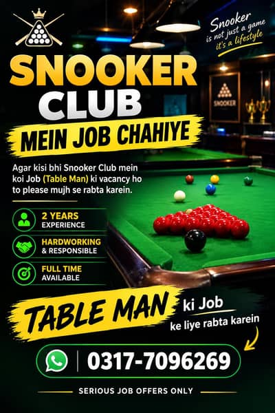 Waiter/Cleaner
