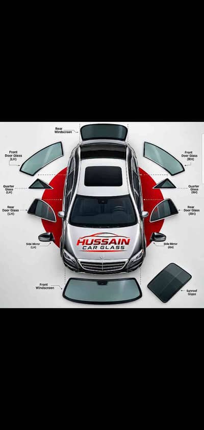 Hussain car glass 