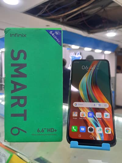 Infinix Smart 6 - 3GB & 64GB - Pta Approved With Box
