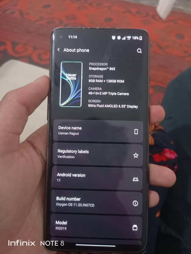 One Plus 8 5G 4