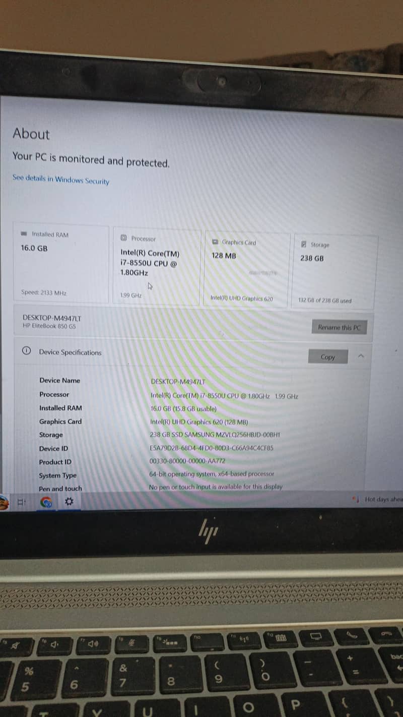 hp laptop 3