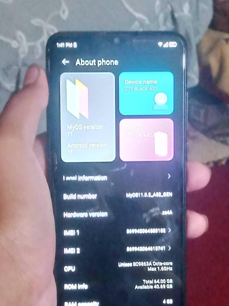 Zte Blade A52 13