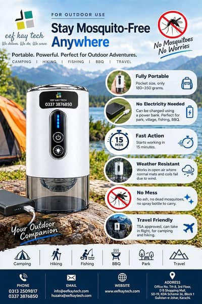 portable mosquito repellent 4000mah battery