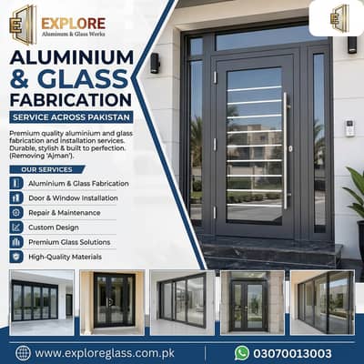 glass & Aluminium windows / Home interior and glass work