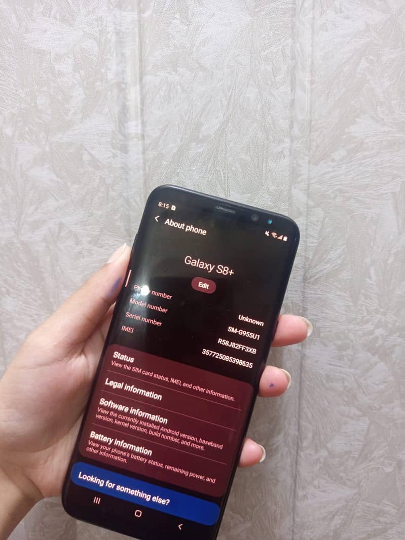 Samsung Mobile S8 Plus 1