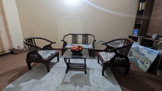 5 Seater Wooden Sofa Set