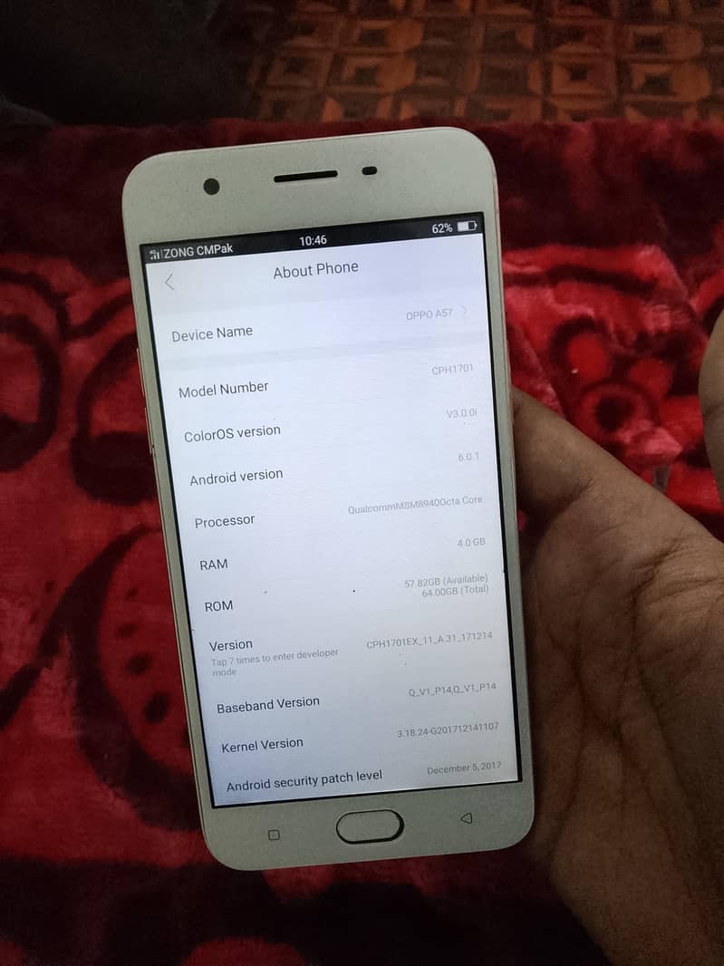 OPPO A57 5