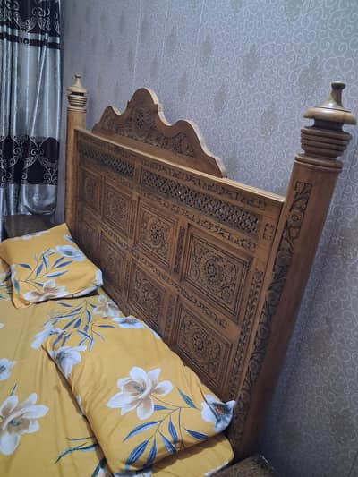 chanyoti bed with side table and dressing table