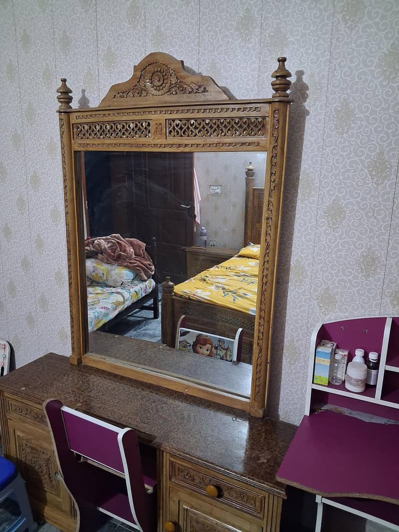 chanyoti bed with side table and dressing table 2