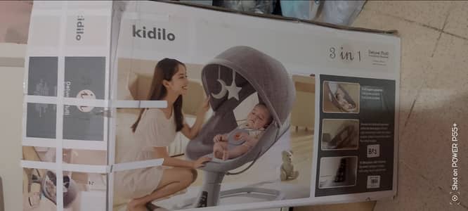 KIDILO 3-in-1 Baby Swing | Remote & Touch Control | Almost New