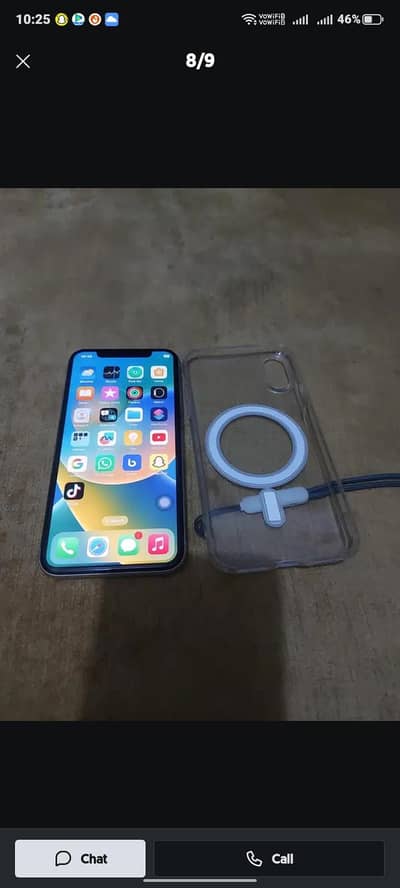 Apple iPhone X 64 gb condition 10/10 2 month sim working