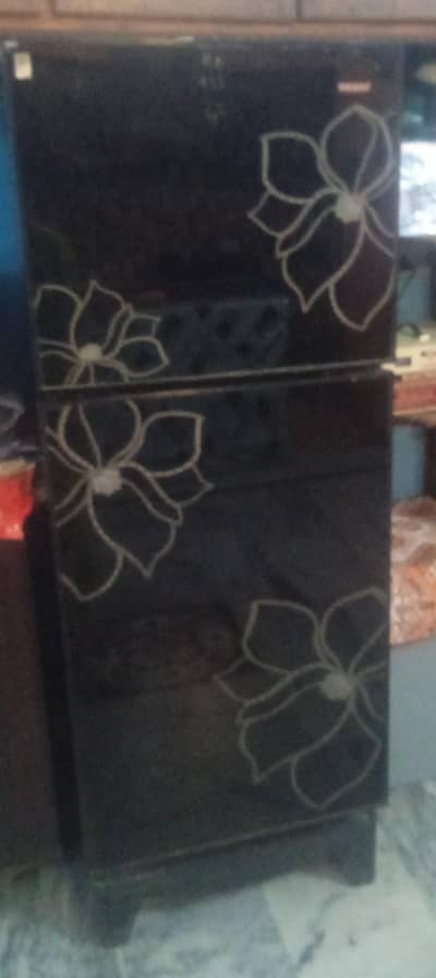 Orient Double Door Glass Front Refrigerator / Excellent Condition