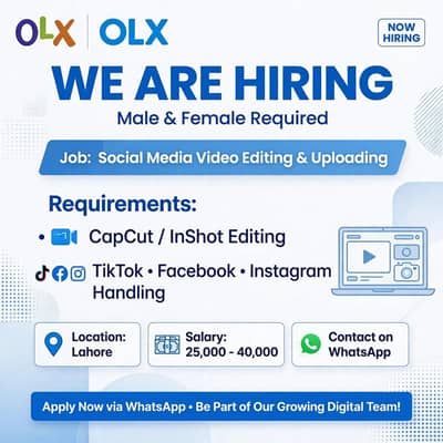 Hiring for a Video editing and uploading on sociall media