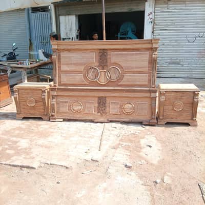 this bed  with dressingfor sale showroom item on hole