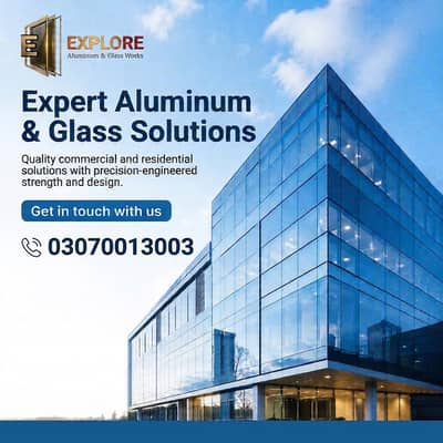 Office Glass , Elevation glass design , Shower glass , Glass Railing
