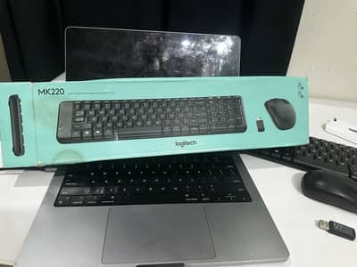 Logitech wireless keyboard and mouse mk 220