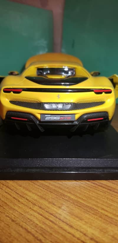 Maisto Licensed Ferrari 296 GTB 1/18 scale yellow diecast car