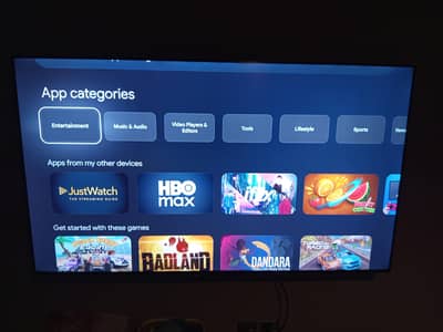 TCL Led 65 inches with box and full accessories