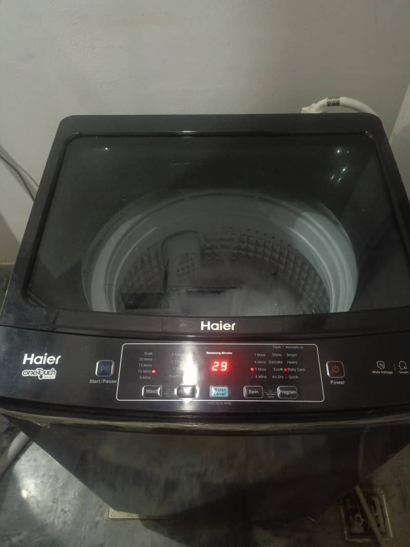 brand new Haier automatic washing machine complete touch function 1