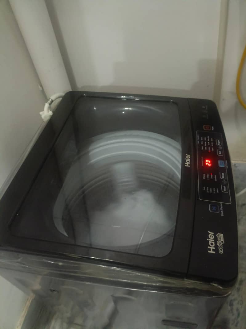 brand new Haier automatic washing machine complete touch function 2