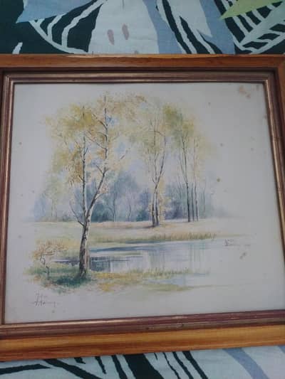 Pretty and ancient landscape from estimated 1920s