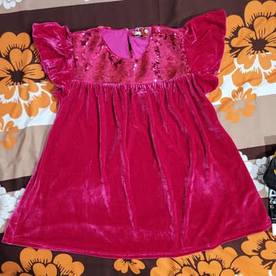 Velvet Frock for Kids