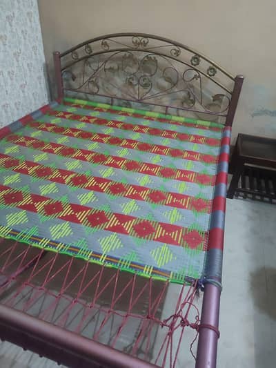 Bari Double Size Iron Charpai / Bed for Sale in Sialkot