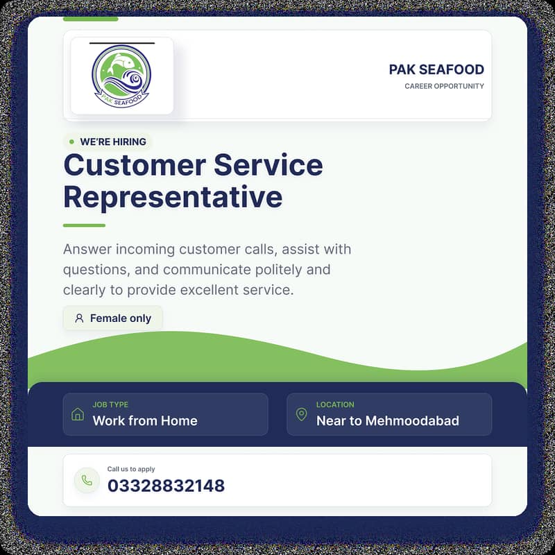 Hiring Customer Service Representative 0