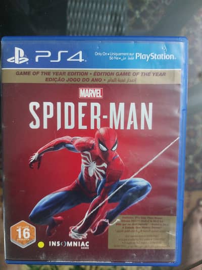 Marvel Spiderman 1  ps4/ps5